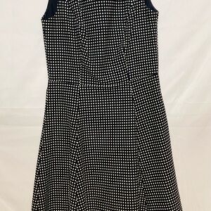 Ralph Lauren  Black and White polka dot  dress size 4
